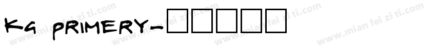kg primery字体转换